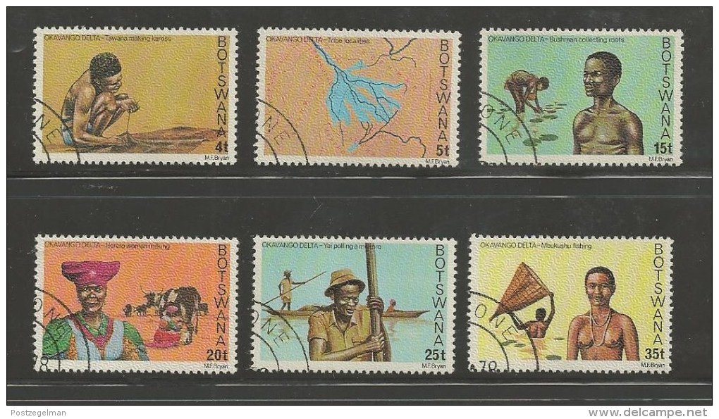 BOTSWANA 1978 CTO Stamp(s) Okavanga Delta 215-220  #1602 - Other & Unclassified