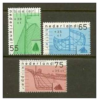 NEDERLAND 1989 MNH Stamp(s) Ships 1424-1426 #7095 - Unused Stamps