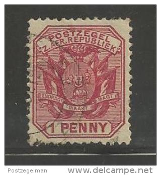 SOUTH AFRICA TRANSVAAL 1894 Used Stamp  Definitives 1d Red Nr. 36 - Transvaal (1870-1909)