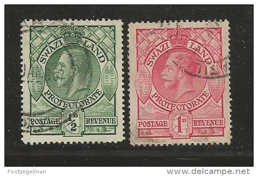 SWAZILAND 1933 Hinged Stamp(s) Definitives 10-19 23 Values Only, Thus Not Complete - Swaziland (1968-...)