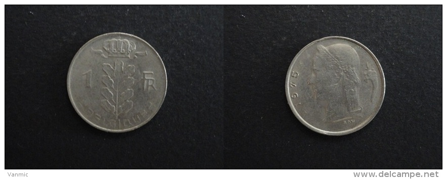 1975 - 1 FRANC BELGIQUE LEGENDE FRANCAISE - BELGIUM - 1 Franc