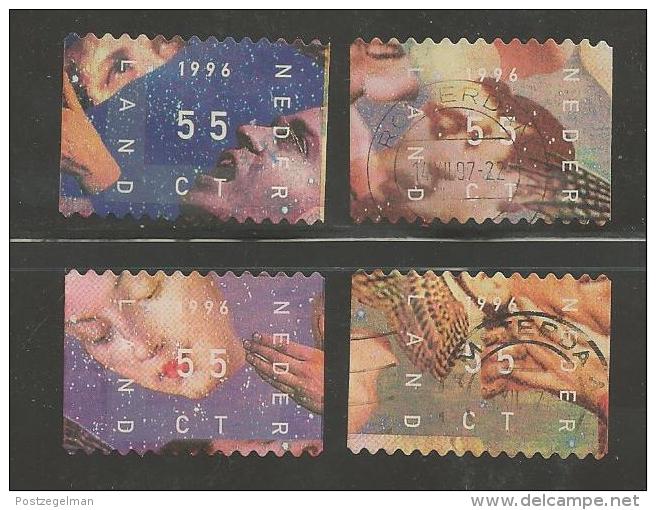 NEDERLAND 1996 December Zegels Gebruikt 1702-1705 # 1325 - Used Stamps