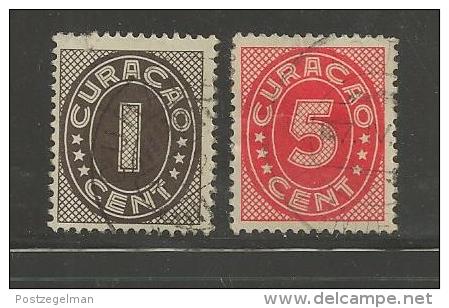 Curacao 1936 Cancelled  Stamp(s)  Definitives , 2 Values Only Thus Not Complete - Curaçao, Nederlandse Antillen, Aruba