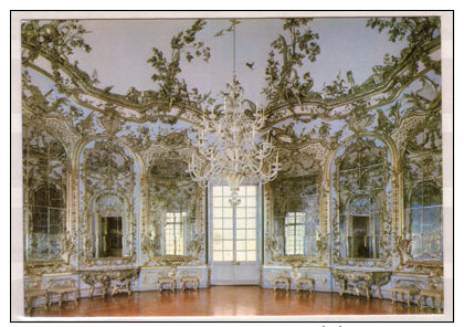 Jagdschloß Amalienburg In Nymphenburg , Spiegelsaal - Hall Of Mirrors Erb. V. Fr. Cuvilliers D. Ä. 1734 - 39 - Châteaux