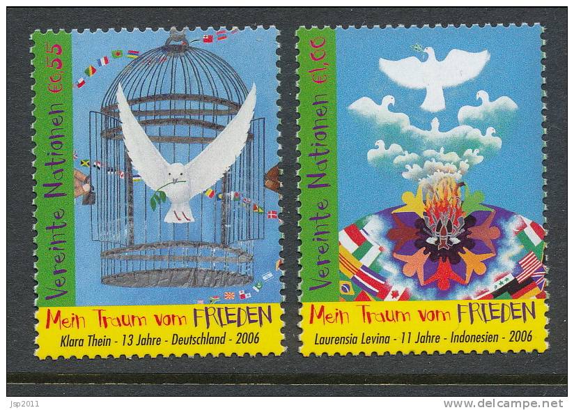 UN Vienna 2006 Michel # 475-476, MNH ** - Ungebraucht