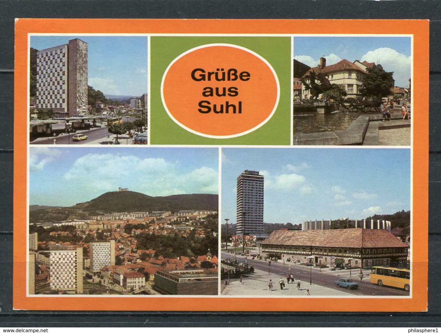 (2091) Grüße Aus Suhl / Mehrbildkarte - N. Gel. - DDR - Bild Und Heimat - Suhl