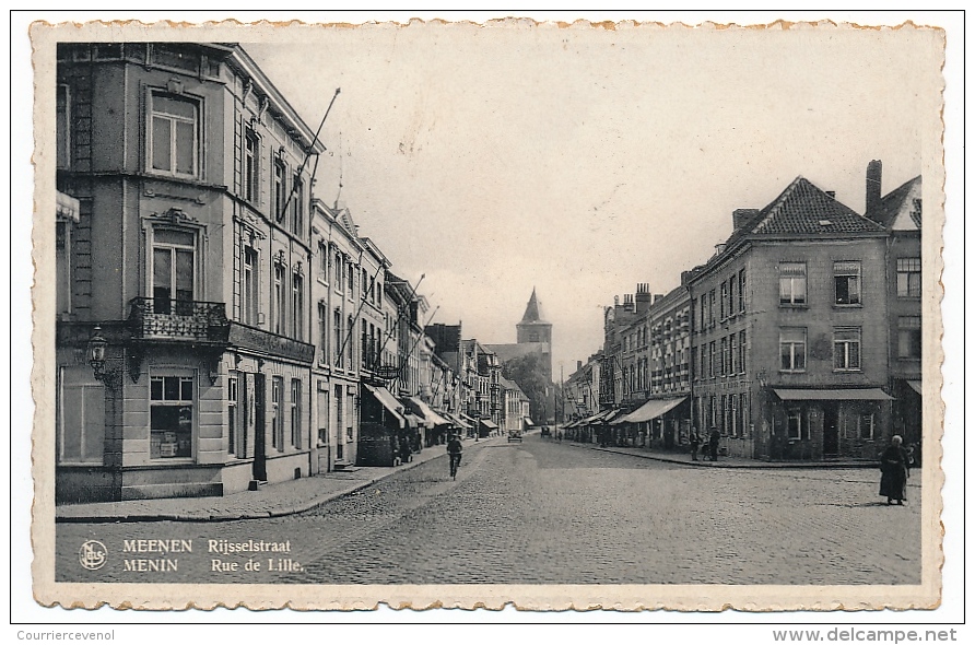 CPSM - BELGIQUE - MENIN (Meenen) - Rue De Lille - Menen