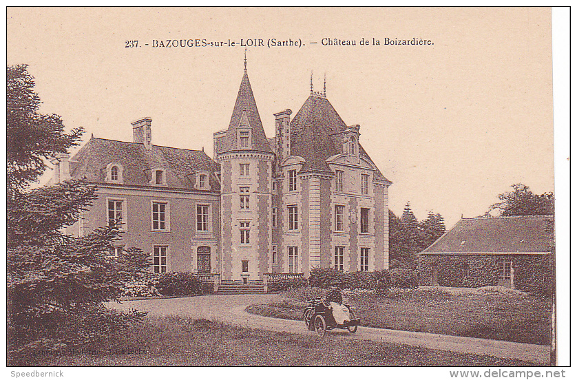 22509 Bazouges-sur-le-Loir, Château De La Boizardière -237 Ed ? Tricicle - Autres & Non Classés