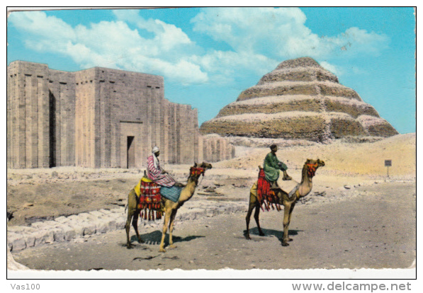 CPA SAKKARA- KING ZOSER'S STEP PYRAMIDS - Pyramids