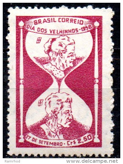 BRAZIL 1958  Emblem And Members  - 2cr50 Old People Within Hour-glass   MNH - Unused Stamps