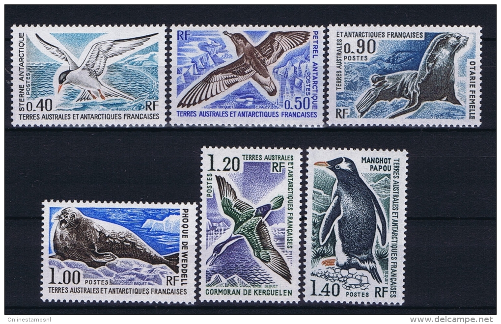 TAAF: Yv Nr 55-60 MNH/**, 1976 - Ungebraucht