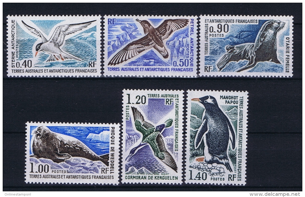 TAAF: Yv Nr 55-60 MNH/**, 1976 - Unused Stamps