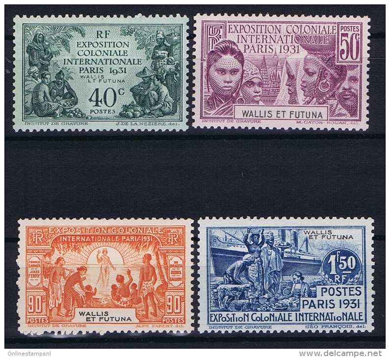 Iles Wallis Et Futuna Yv Nr 66-69 MH/* 1931 - Ongebruikt