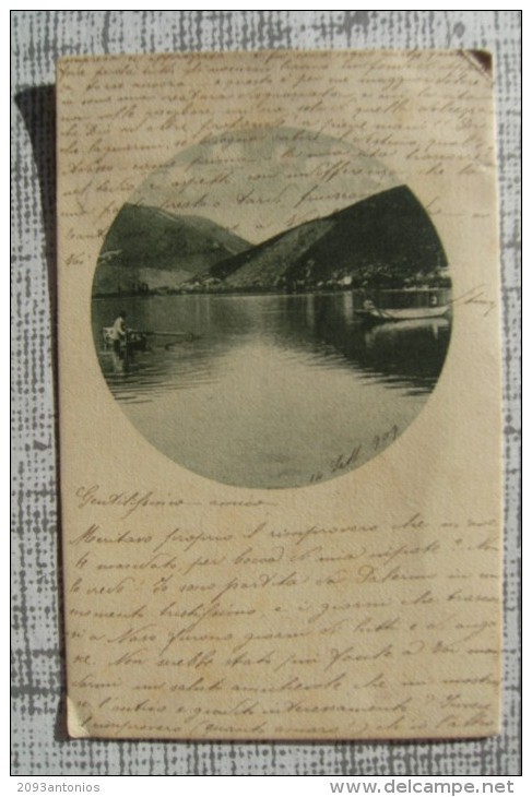 CARTOLINA Raffigurante LAGO    B1351 FORMATO PICCOLO  VIAGGIATA - Altri & Non Classificati