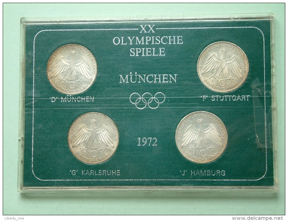 XX OLYMPISCHE SPIELE MÜNCHEN 1972 ( D - F - G - J / Box Not Done ) KM 131 - For Grade, See Photo !! - Ongebruikte Sets & Proefsets