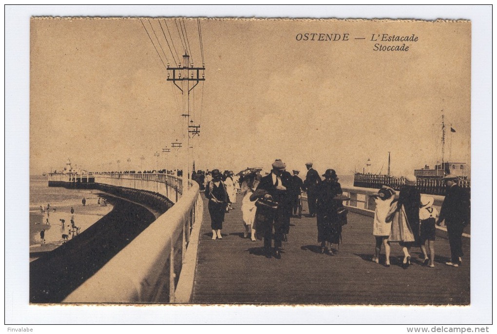 BELGIQUE OSTENDE L'Estacade - Oostende