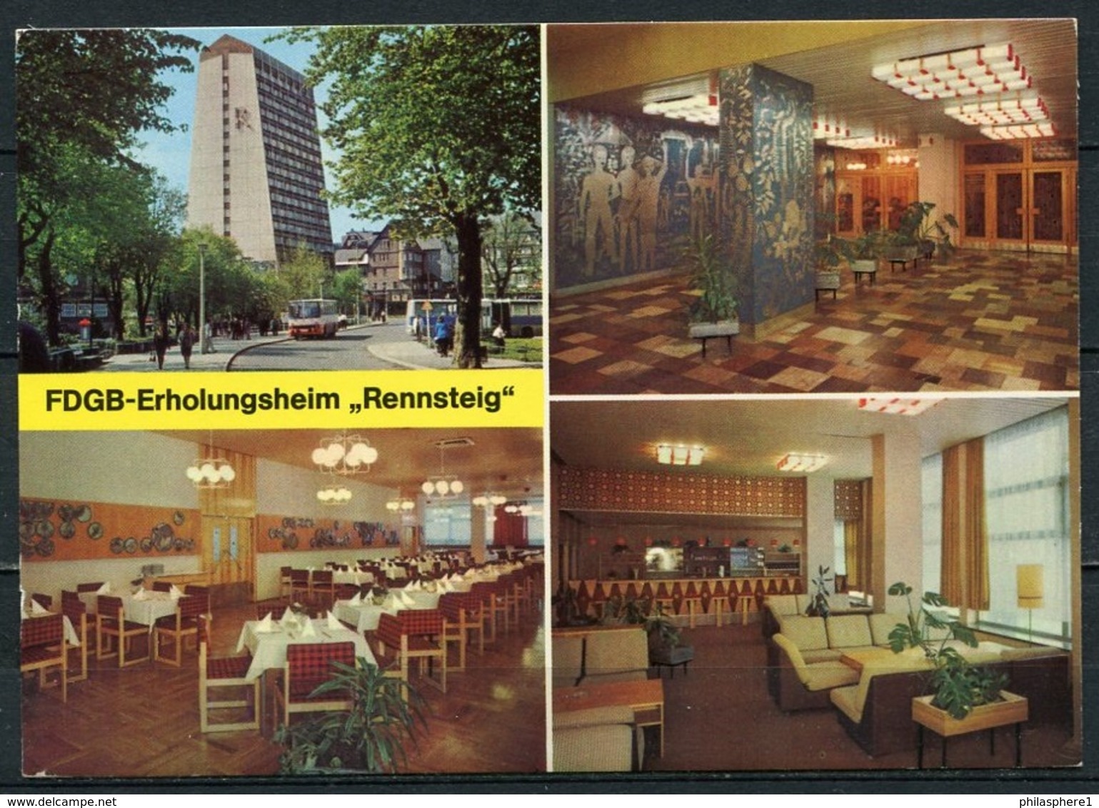 (2128) Oberhhof / FDGB-Erholungsheim "Rennsteig"  (2002 Abgerissen) - N. Gel. - DDR - Bild Und Heimat - Oberhof