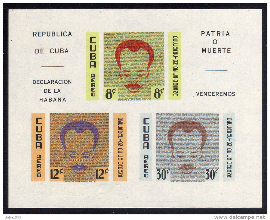 0136 - 1961 - Cuba - Sc. HB. C221a** - Declaracion De La Habana - MNH - 01 - Nuevos