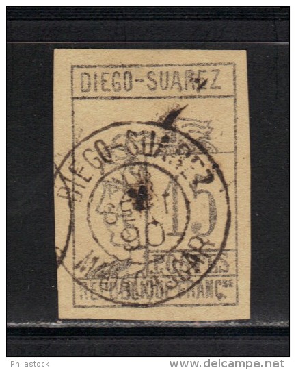 DIEGO-SUAREZ N° 9 Obl. Signé R.Calves - Used Stamps
