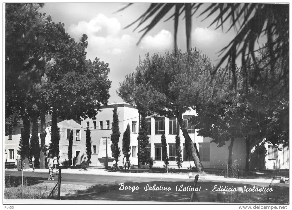 LAZIO-LATINA-BORGO SABOTINO VEDUTA SCUOLA EDIFICIO - Latina