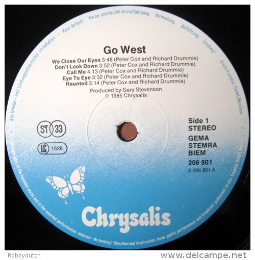 * LP *  GO WEST - SAME (Germany 1985 EX!!!) - Disco, Pop