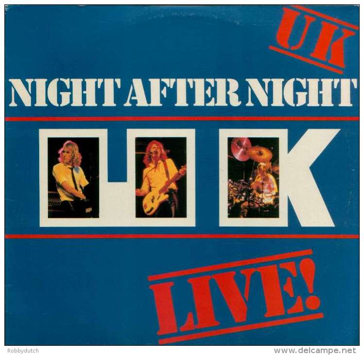 * LP *  UK - LIVE!  - NIGHT AFTER NIGHT (Holland 1979) - Rock