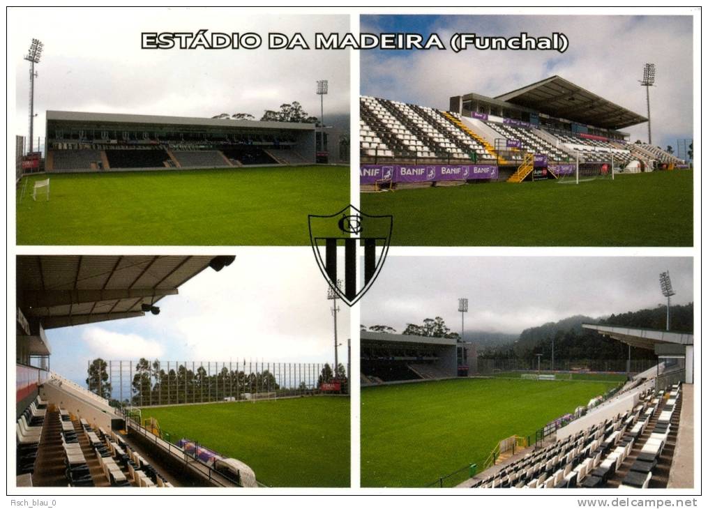 Stadium Postcard Estadio Da Madeira Funchal Nacional Stadion Terrain Sports Ground Stade Sportplatz Portugal - Madeira