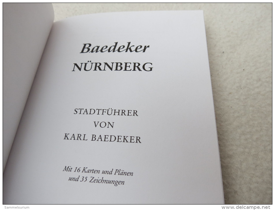 "Nürnberg" Baedeker Stadtführer Mit Allen Sehenswürdigkeiten, Vielen Praktischen Hinweisen Und Stadtplan - Sonstige & Ohne Zuordnung