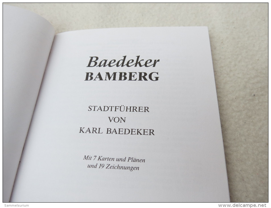 "Bamberg" Baedeker Stadtführer Mit Allen Sehenswürdigkeiten, Vielen Praktischen Hinweisen Und Stadtplan - Other & Unclassified