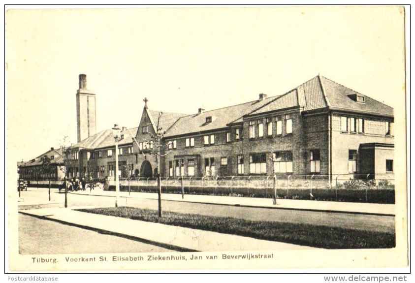 Tilburg - Voorkant St. Elisabeth Ziekenhuis, Jan Van Beverwijkstraat - & Hospital - Tilburg