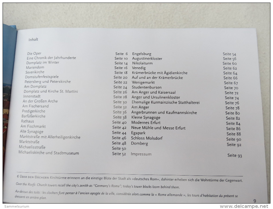 Thomas Bickelhaupt "Wunderschönes Erfurt" - Other & Unclassified