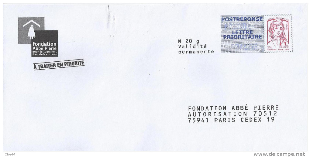 PAP Fondation Abbé Pierre. (Voir Commentaires) - PAP: Antwort/Ciappa-Kavena