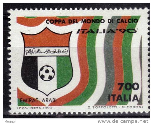 ITALIE    N°  1855 * *   Cup  1990    Football  Fussball  Soccer  Emirats  Arabes - 1990 – Italien