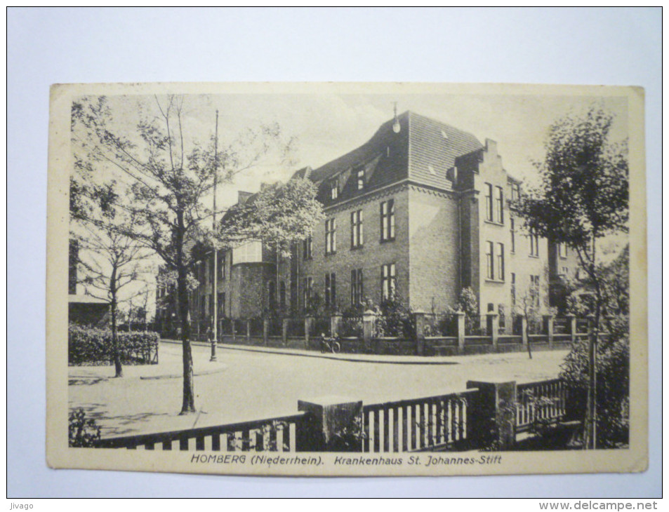 HOMBERG  (Niederrhein)  :  Krankenhaus  St. Johannes-STIFT - Homberg