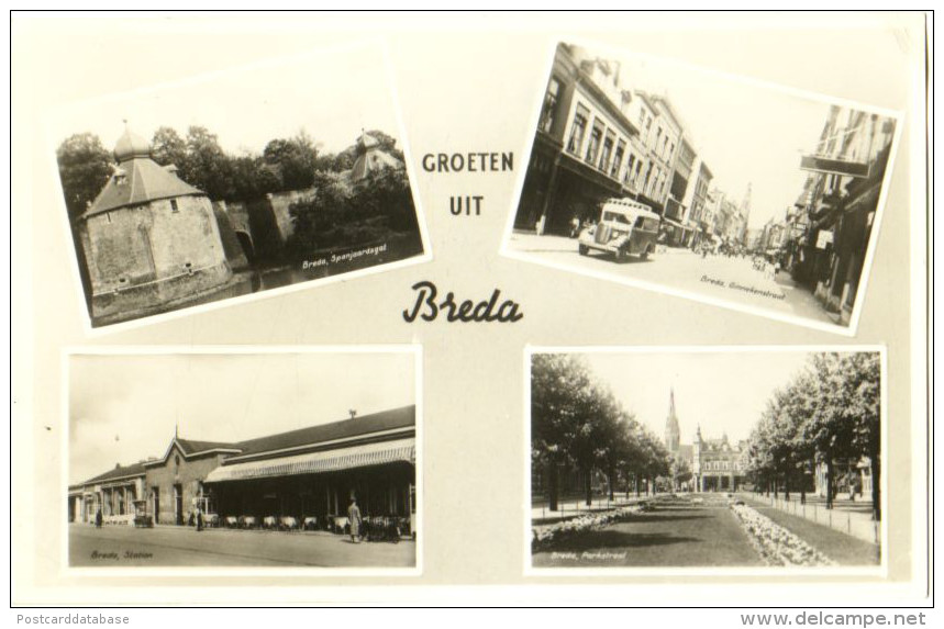 Groeten Uit Breda - & Railway Station - Breda