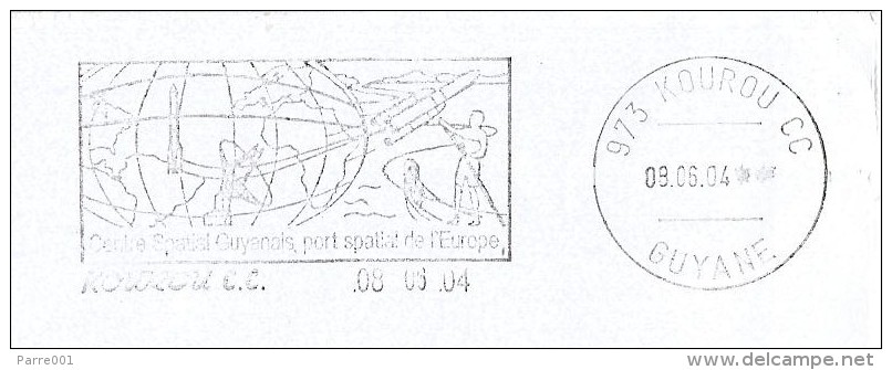 French Guyana Guyane 2004 Kourou Neopost/Satas "SM26", "Baby Plus SB50" SB 5771 EMA Meter Franking Spacecover - Brieven En Documenten