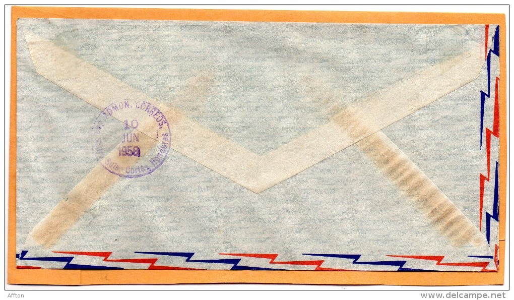 Honduras 1958 Cover Mailed - Honduras