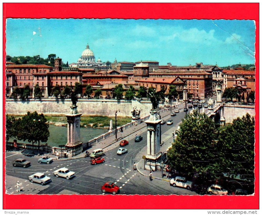 ITALIA - LAZIO - Cartolina Viaggiata Del 1973 - ROMA - Ponte Vittorio Emanuele II - Ponti