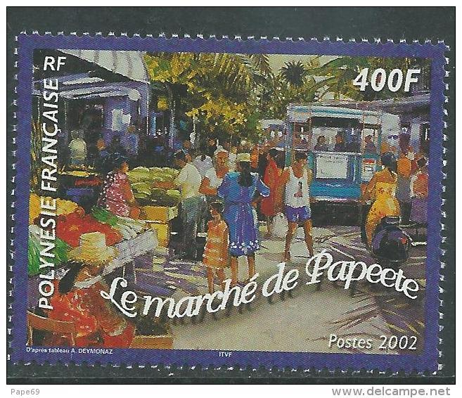 Polynésie N° 673   XX  Le Marché De Papeete,  Sans Charnière TB - Unused Stamps