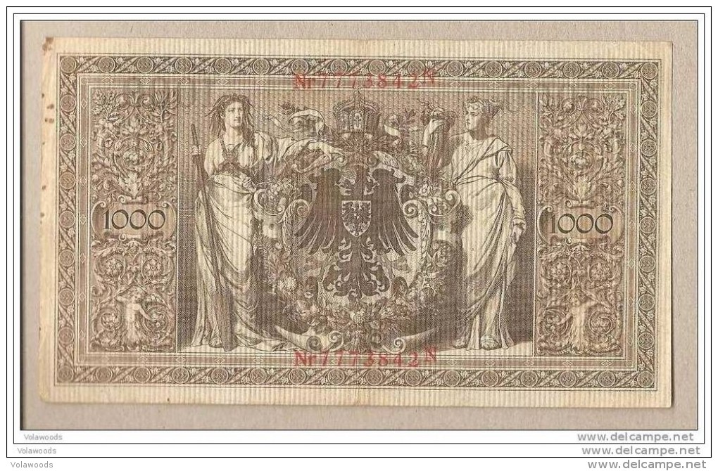 Germania - Banconota Circolata Da 1000 Marchi P-44b/5 - 1910 - 1000 Mark