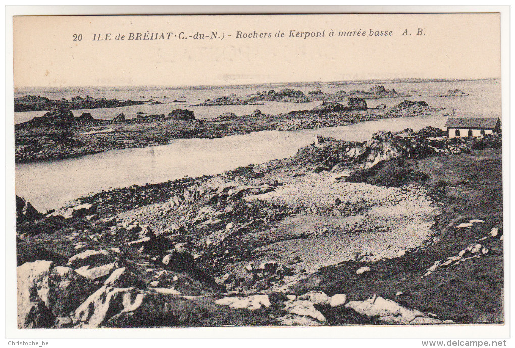 CPA Ile De Bréhat, Rochers De Kerpont à Marée Basse (pk12874) - Ile De Bréhat