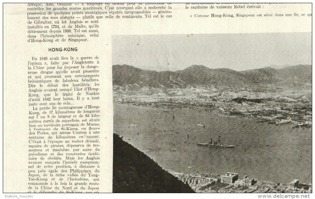 1941 Train Méditerranée-Niger ; HONG-KONG ; Promotion Des élèves Aviateurs "Steunou" à SALON De Provence - L'Illustration