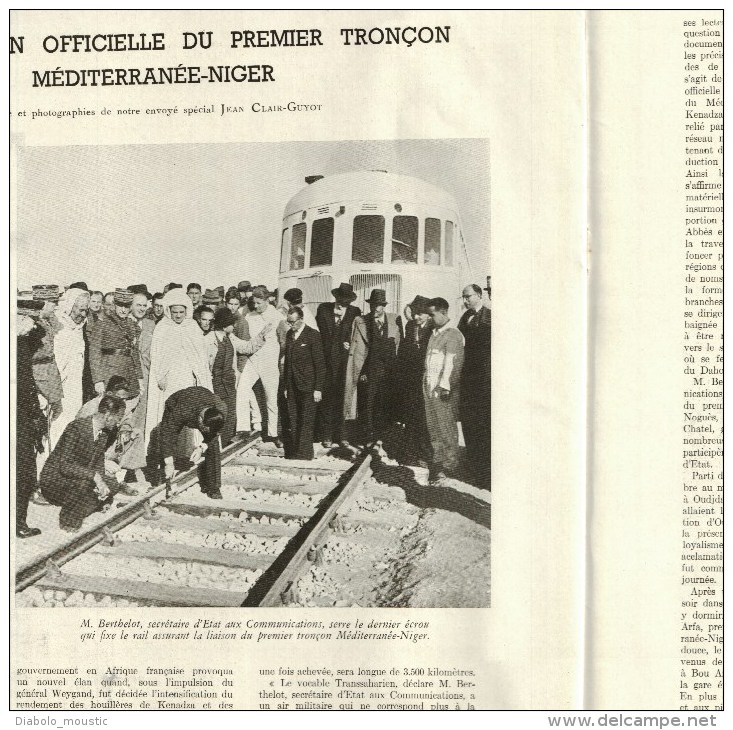 1941 Train Méditerranée-Niger ; HONG-KONG ; Promotion des élèves aviateurs "Steunou" à SALON de Provence