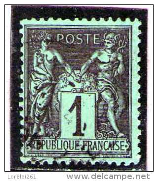 1877 - Groupe Allegorique / SAGE  Tip II  Mi No 68 Et Yv No 83 - 1876-1898 Sage (Type II)