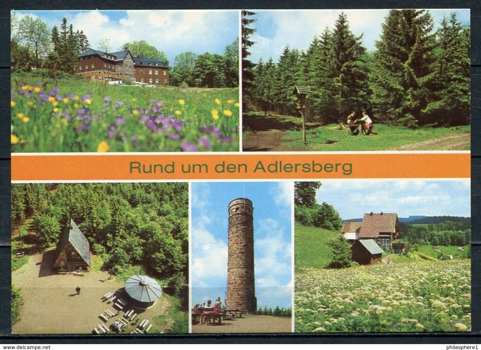 (2221) Rund Um Den Adlersberg / Mehrbildkarte - N. Gel. - DDR - Bild Und Heimat - Suhl