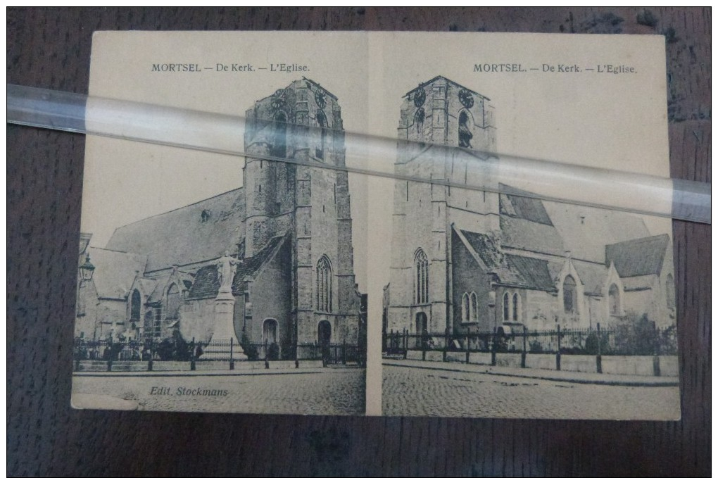 Mortsel De Kerk Duoview (1914-1918?) - Mortsel