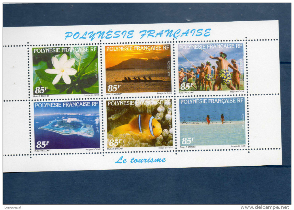 POLYNESIE Française : Le Tourisme : Carnet De 24 Timbres (2 Séries De 12) - Ongebruikt