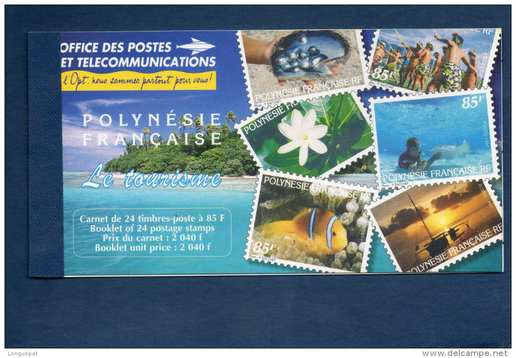 POLYNESIE Française : Le Tourisme : Carnet De 24 Timbres (2 Séries De 12) - Ongebruikt