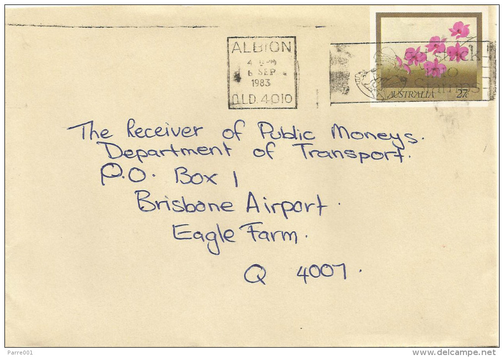 Australia 1983 Albion Cooktown Orchid Flower Pre-stamped Envelope No. 49 Stationary Cover - Postal Stationery