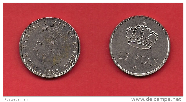 SPAIN 1975, Circulated Coin, 25 Pesetas, Juan Carlos,   C1722 - 25 Peseta